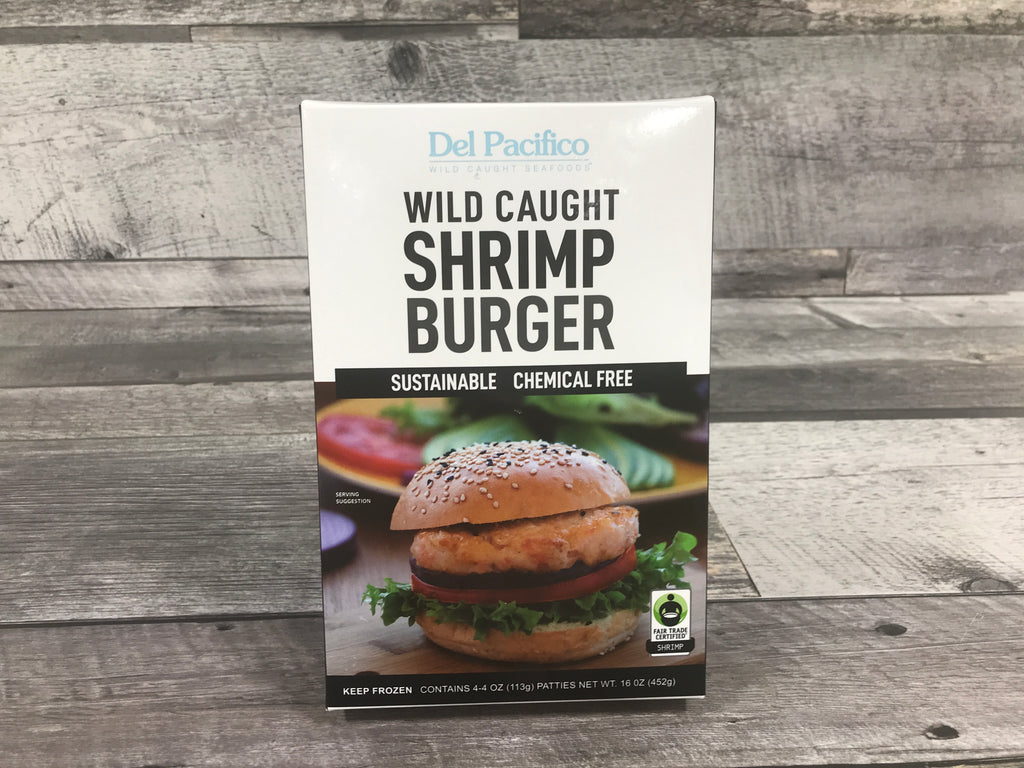 Organic Ocean Awesome Shrimp Burgers packaging