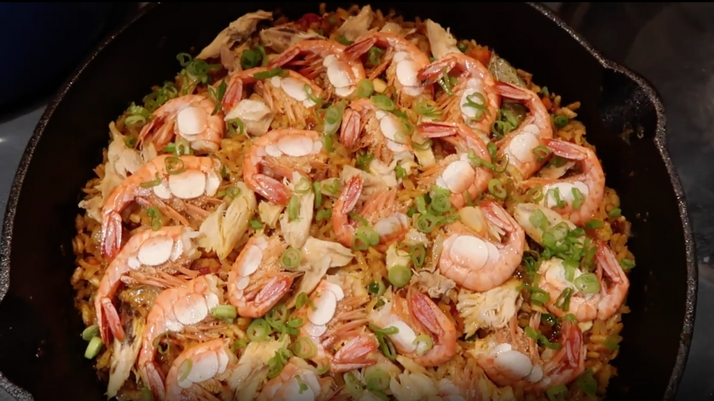 Humpback Shrimp Showcase: Paella