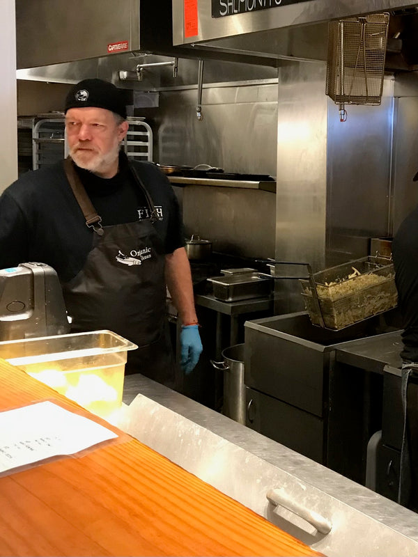 Preparing Humboldt Squid